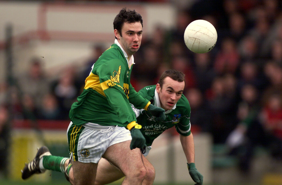 Ian Twiss in action against Limerick in a 2002 league game
