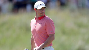 <p>Rory McIlroy carded a third-round 69. Picture: Richard Sellers</p>