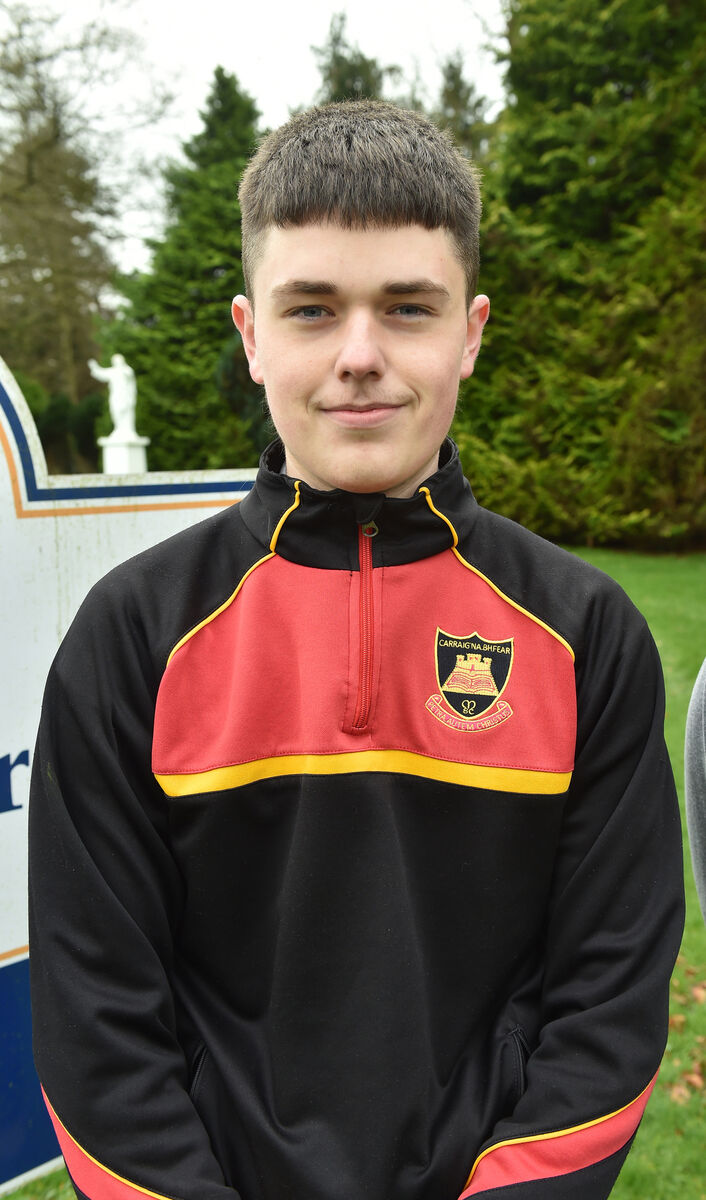 Sam O'Connor: 'All the time we've had off, all the isolation, the not being able to concentrate fully in classes with windows open and the cold, the masks – all that kind of stuff had a huge impact.' Picture: Dan Linehan