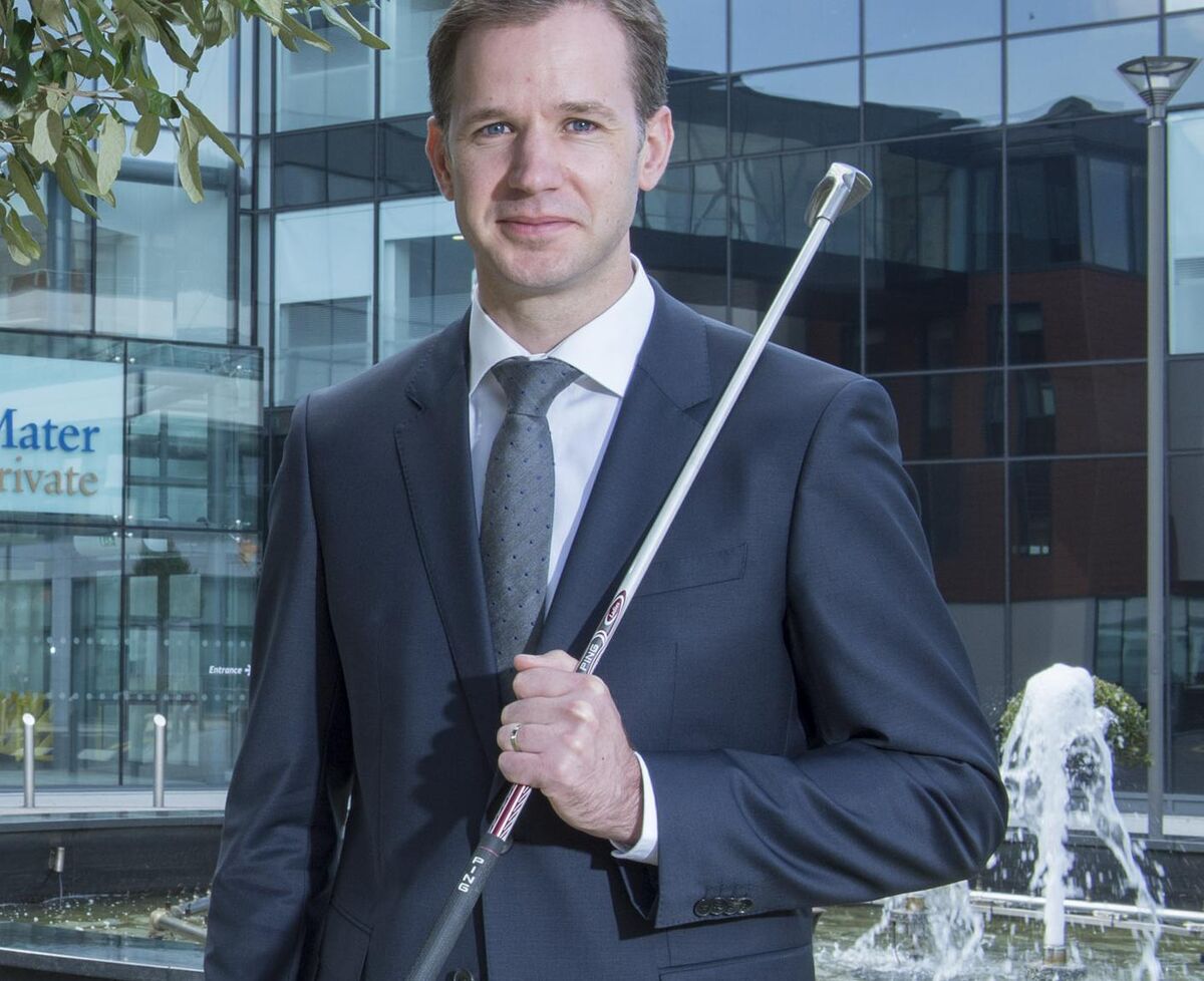 Patrick Relihan pictured in 2016 at the announcement of a fundraising golf classic for Matt Talbot Adolescent Services. Picture: Gerard McCarthy