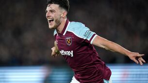 <p>West Ham United’s Declan Rice (Mike Egerton/PA)</p>