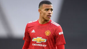<p>Manchester United's Mason Greenwood. Picture: Michael Regan/PA Wire.</p>