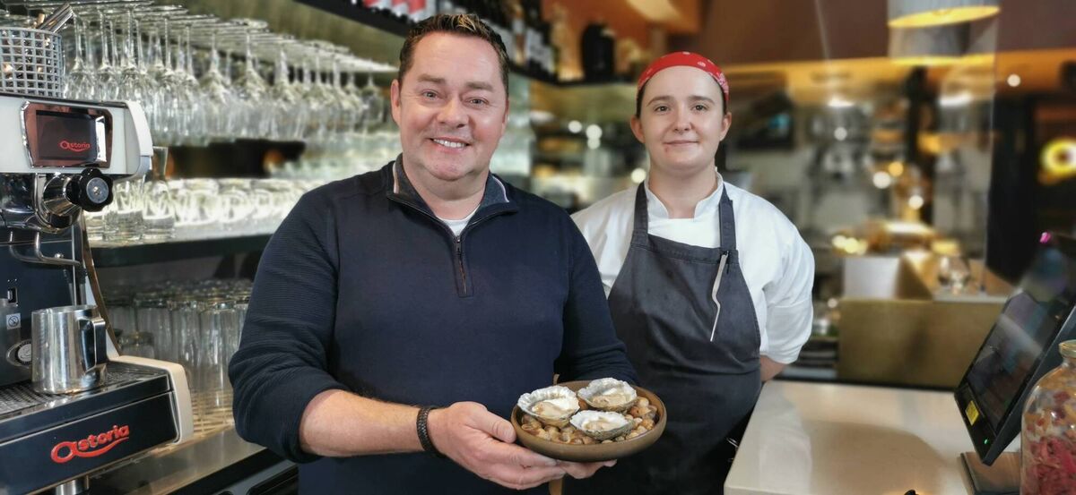 Neven with Aishling Moore of Goldie Restaurant, Cork. Neven with Aishling Moore of Goldie Restaurant, Cork.