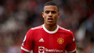 <p>Manchester United's Mason Greenwood has been suspended by the club</p>