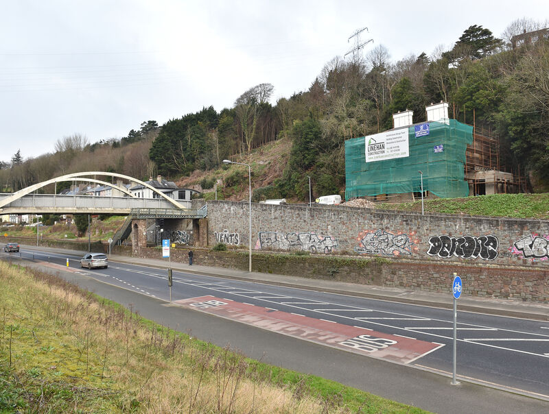 Under wraps: The period Carrig House is a frenetic, on-site work in progress via Linehan Construction Under wraps: The period Carrig House is a frenetic, on-site work in progress via Linehan Construction