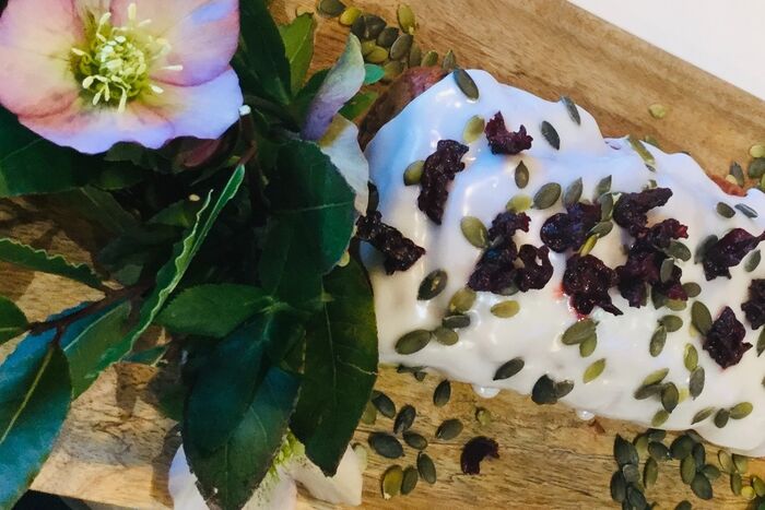 Beetroot and Walnut cake