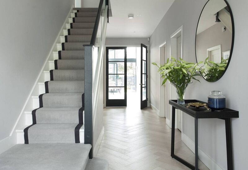 Entryway in a Dublin home, design, Julianne Kelly Interiors, Dublin.