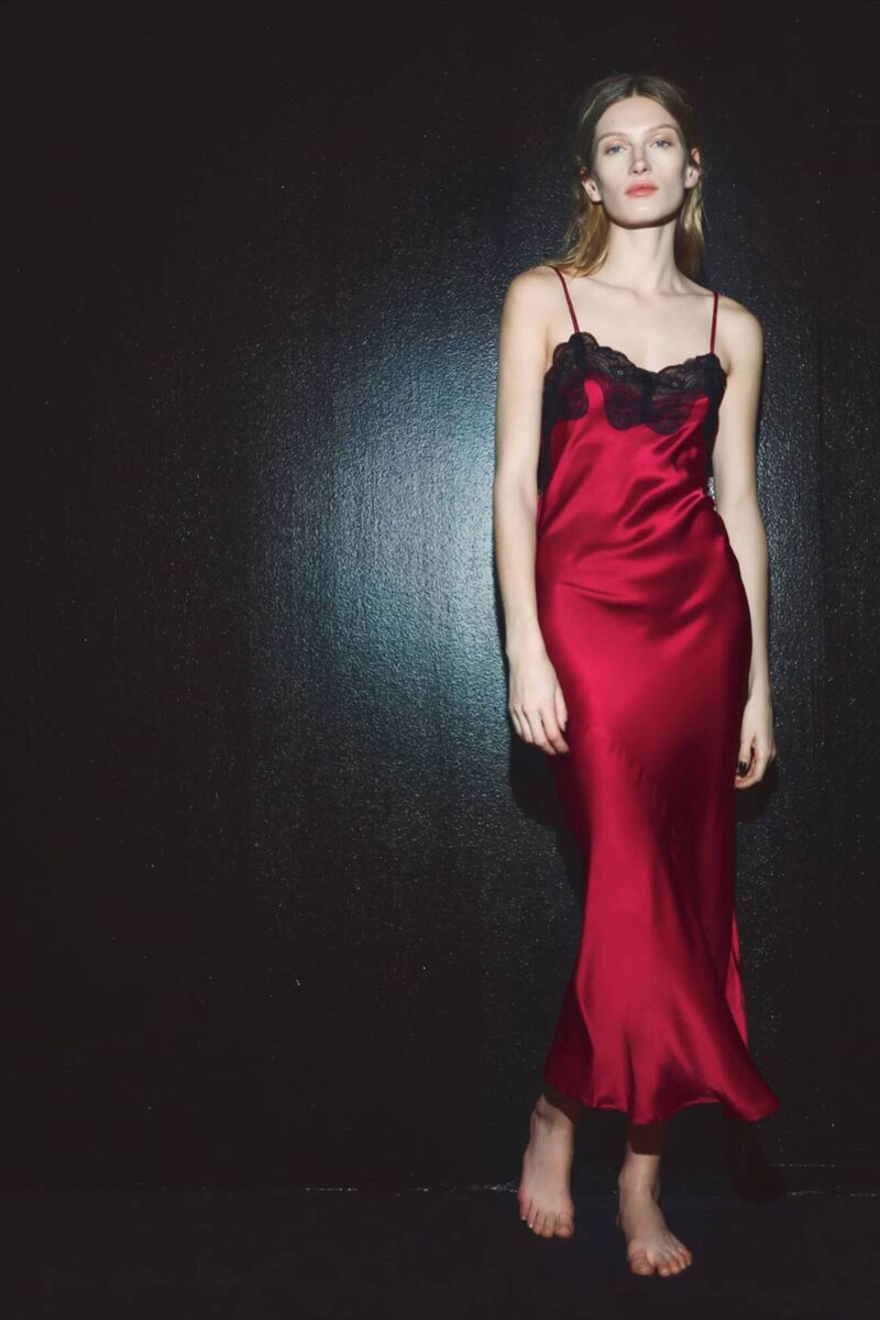 Silk dress, Zara, €129 Silk dress, Zara, €129