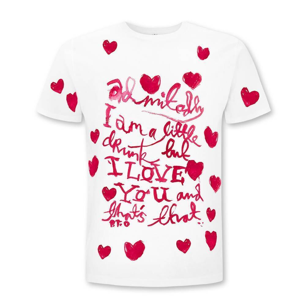 ‘Admitady’ organic cotton t-shirt, Cave Things, £35; approx. €42.05 ‘Admitady’ organic cotton t-shirt, Cave Things, £35; approx. €42.05