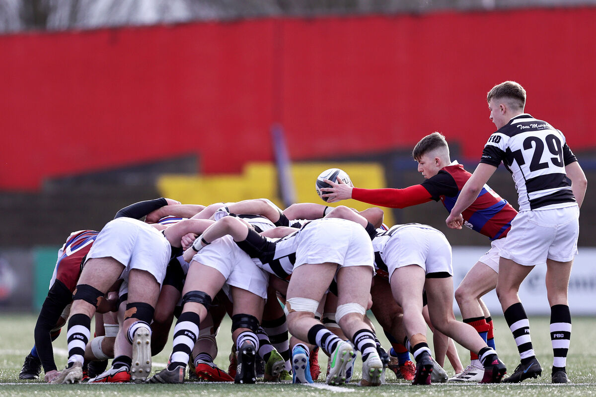 A view of a scrum. Picture: INPHO/Laszlo Geczo
