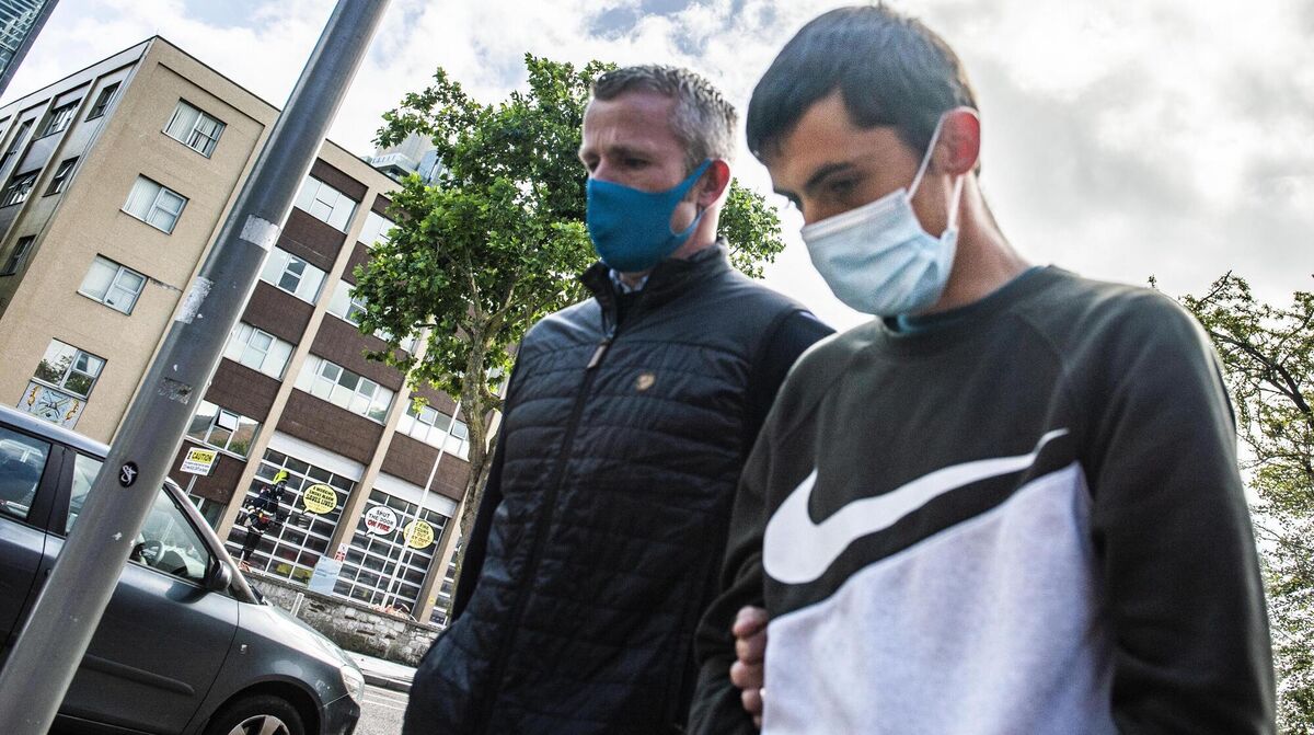 James Brady (right) is currently on trial for Mr Hourihane’s murder. He has pleaded not guilty to murdering the father-of-one. Photo: Michael Mac Sweeney/Cork Courts James Brady (right) is currently on trial for Mr Hourihane’s murder. He has pleaded not guilty to murdering the father-of-one. Photo: Michael Mac Sweeney/Cork Courts