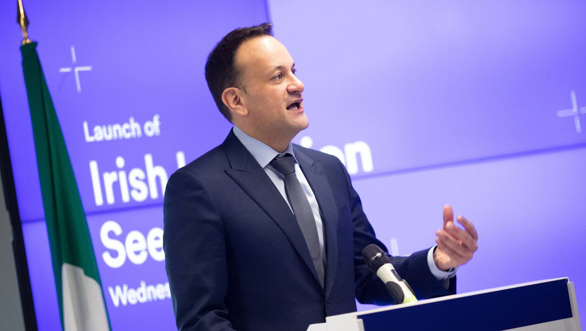 Tánaiste Leo Varadkar at the launch of the Irish Innovation Seed Fund Programme.