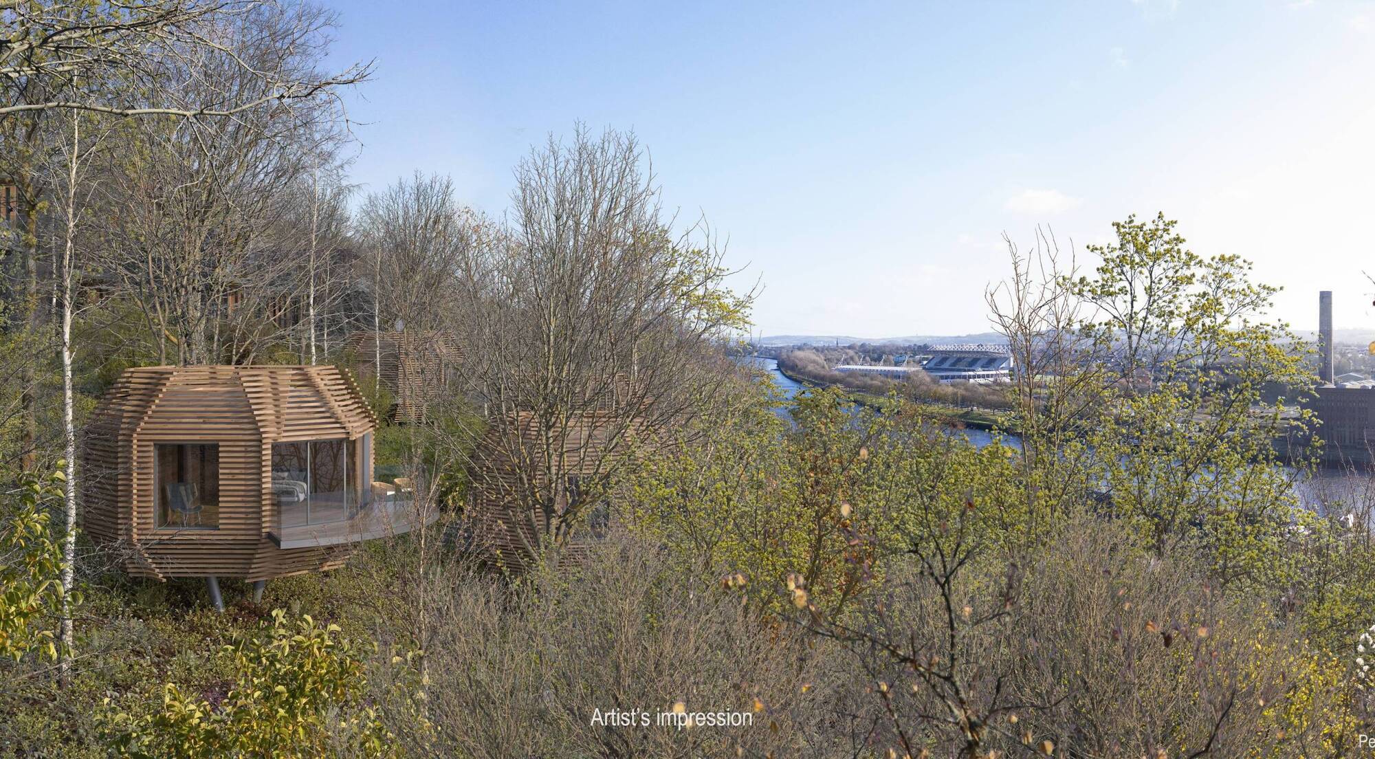 Happy landings: one of the five 'nests' among the 23 woodland suites  €4m investment in Cork's Montnette Hotel's six acres of city grounds