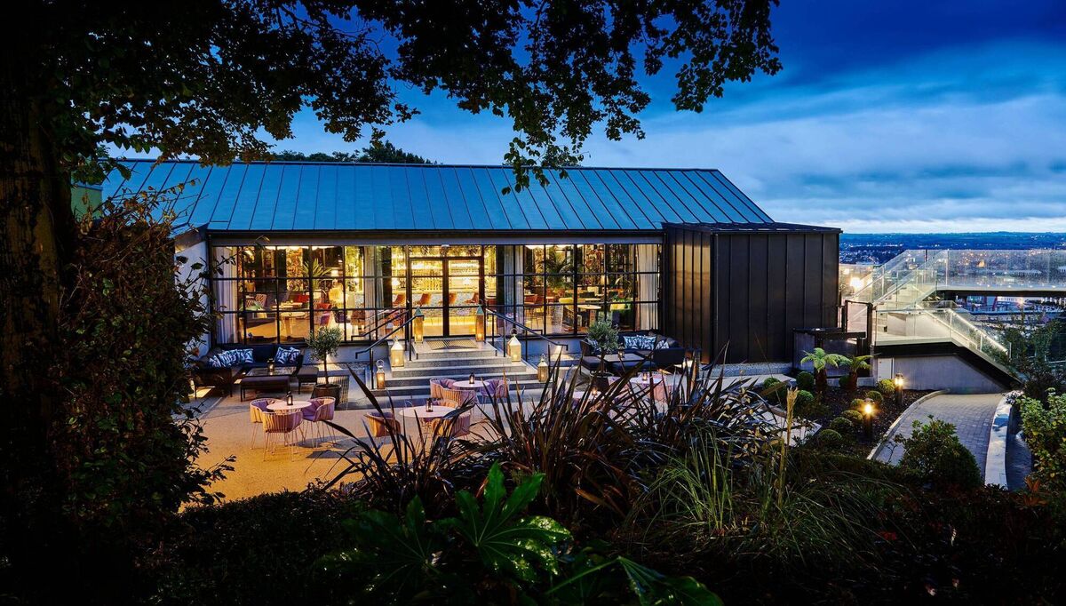 Taking the long view: Montenotte Hotel's terrace and new, 2021 built  Glasshouse cocktail bar