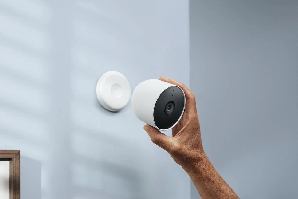 Google Nest Cam (outdoor or indoor, battery) is available to buy separately from €199.99. Pic: Google