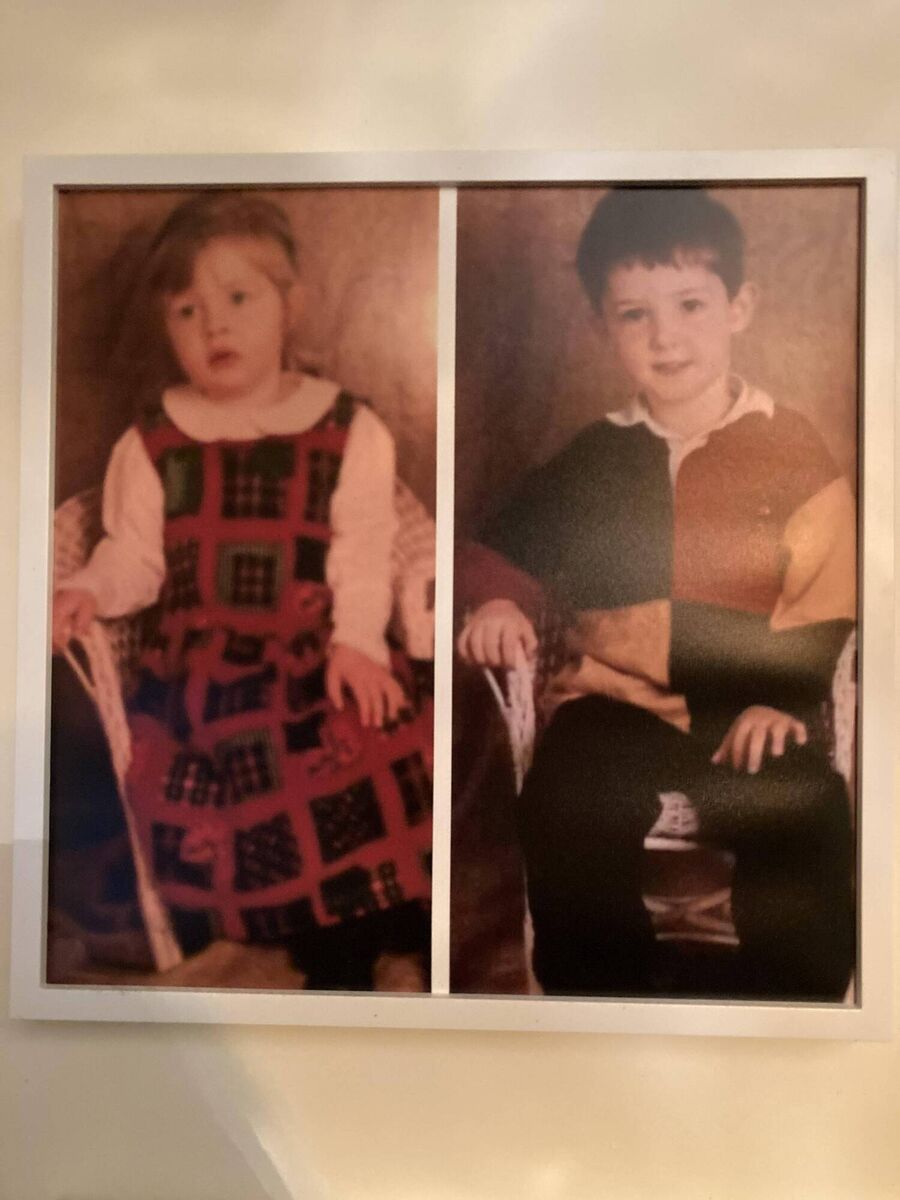 Ellen Cosgrave and Ciaran Gough during their playschool years.