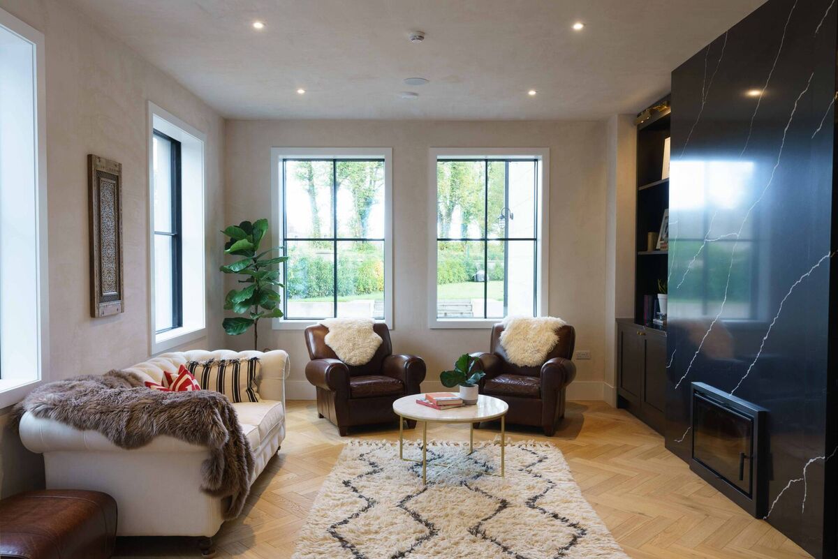 A relaxing living space in the McManus home in Killarney. 