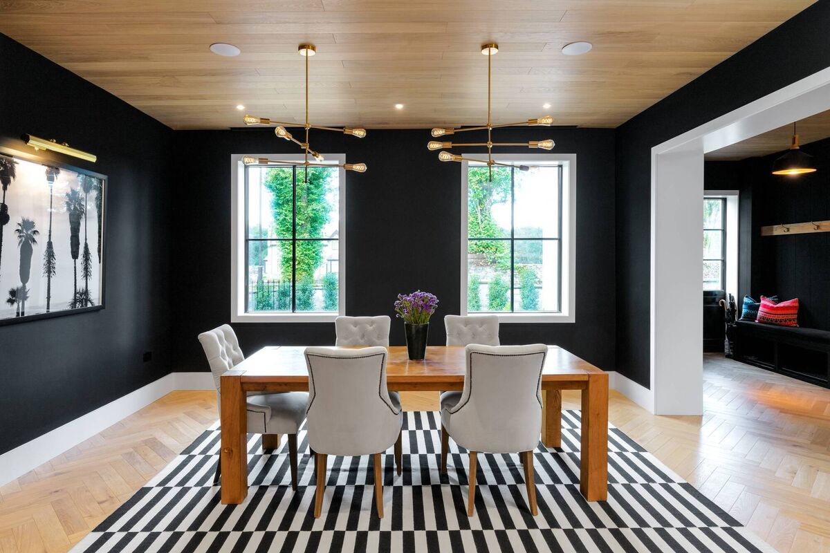 The dining area in the McManus residence. 