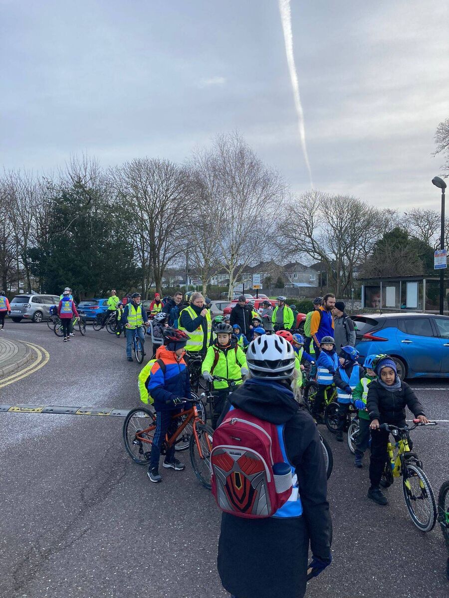 'If we want to encourage more children and families to walk and cycle to school we have to make walking and cycling a safe, comfortable and attractive alternative option to the car.'