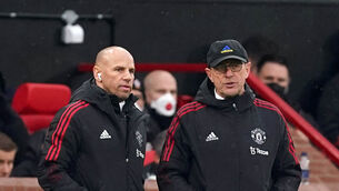 <p>Ralf Rangnick’s side drew with Southampton (Martin Rickett/PA)</p>