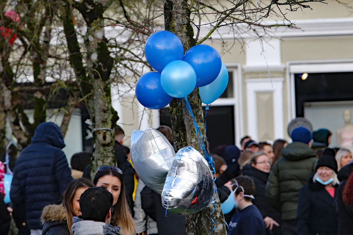 Local members of the community filled the Square in Newcastle West Co Limerick for the vigil in memory of Wiktor Chojecki. Picture: Brendan Gleeson Local members of the community filled the Square in Newcastle West Co Limerick for the vigil in memory of Wiktor Chojecki. Picture: Brendan Gleeson