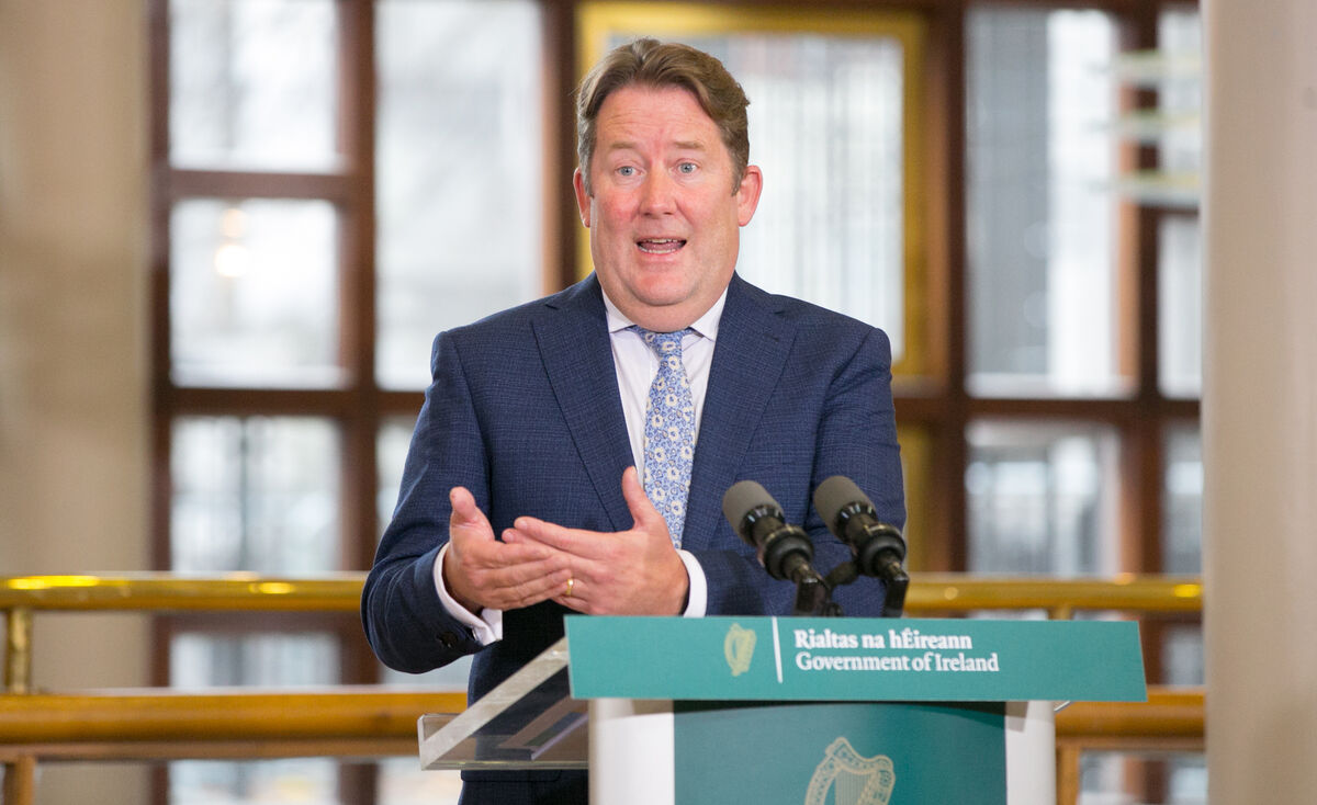 Housing Minister Darragh O'Brien, in a bid to quell mounting criticism, requested the Society of Chartered Surveyors Ireland (SCSI) to devise a model of assessing costs. Picture: Gareth Chaney/Collins Housing Minister Darragh O'Brien, in a bid to quell mounting criticism, requested the Society of Chartered Surveyors Ireland (SCSI) to devise a model of assessing costs. Picture: Gareth Chaney/Collins