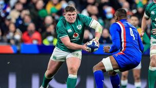 <p>Donal Lenihan: Andy Farrell was forced to ask his two most powerful and explosive props in Andrew Porter and Tadhg Furlong to keep going for 17 minutes longer than the starting French props against fresh opponents in Demba Bamba and Jean-Baptiste Gros"</p>