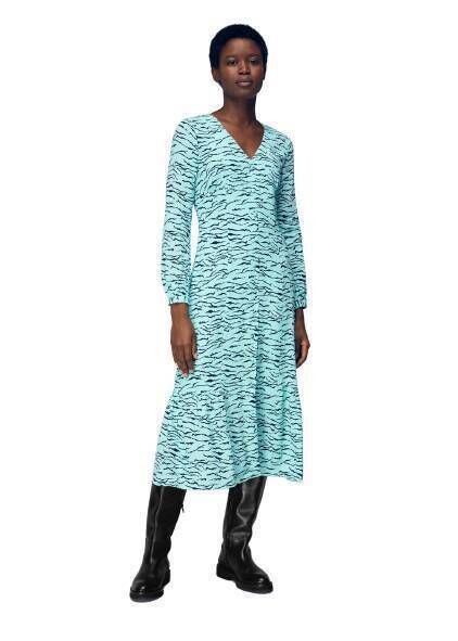 Responsible 'Inez' abstract tiger mdi dress, Whistles, €195 Responsible 'Inez' abstract tiger mdi dress, Whistles, €195