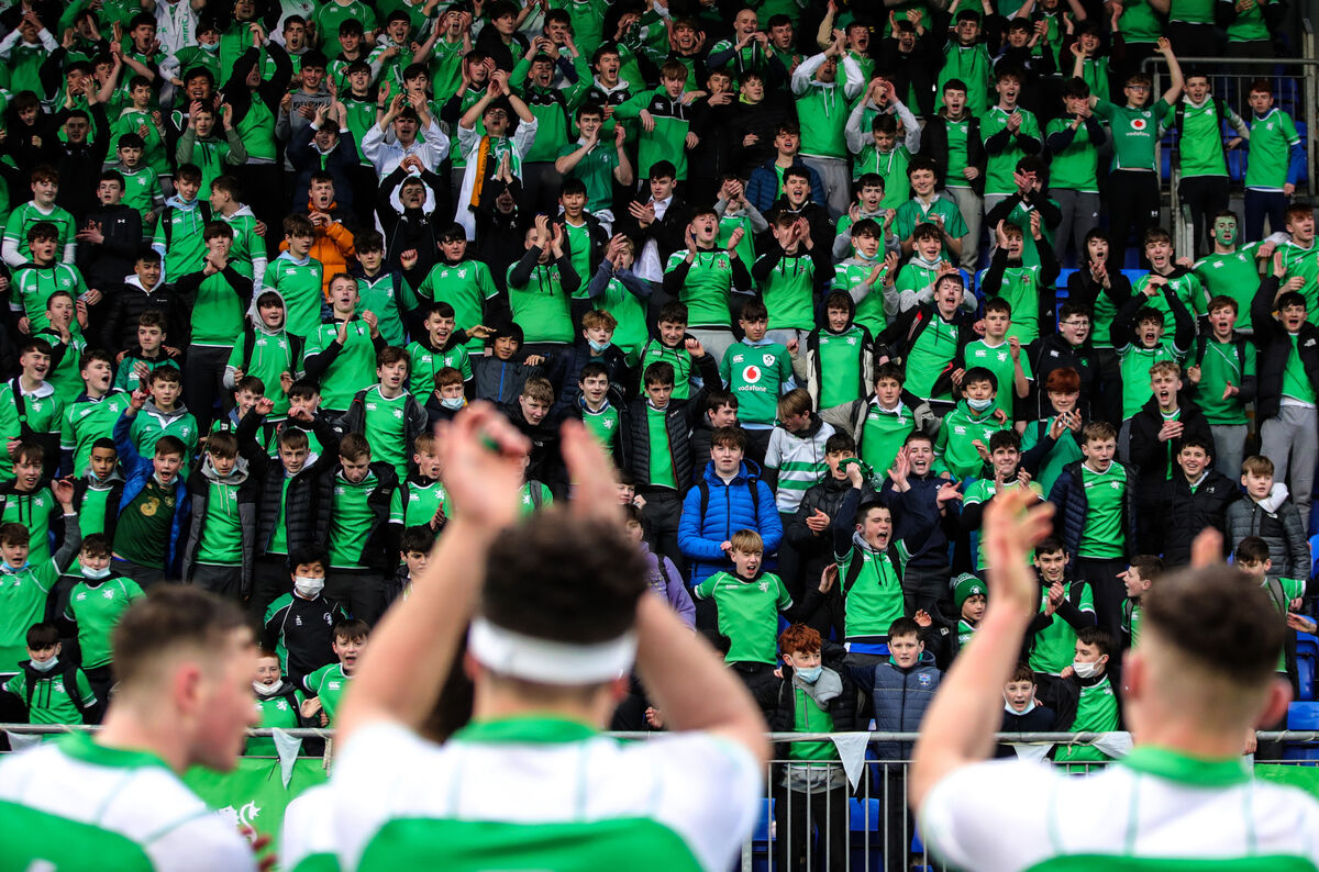 Gonzaga celebrates at full time. Picture: INPHO/Evan Treacy