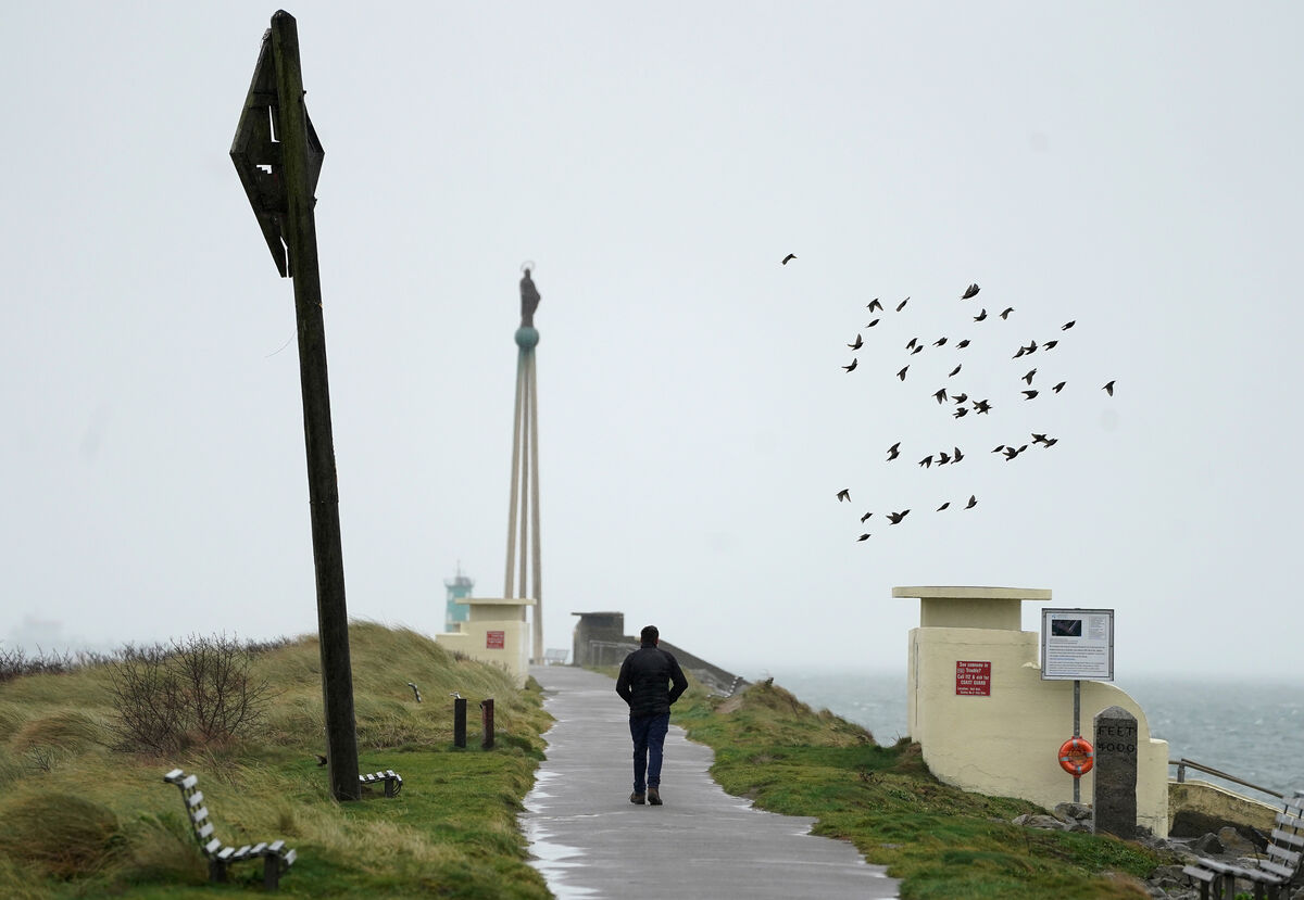 Storm Eunice is expected to track over the country tonight, bringing severe and potentially damaging winds, gusting up to 130km/h. Pic: Brian Lawless