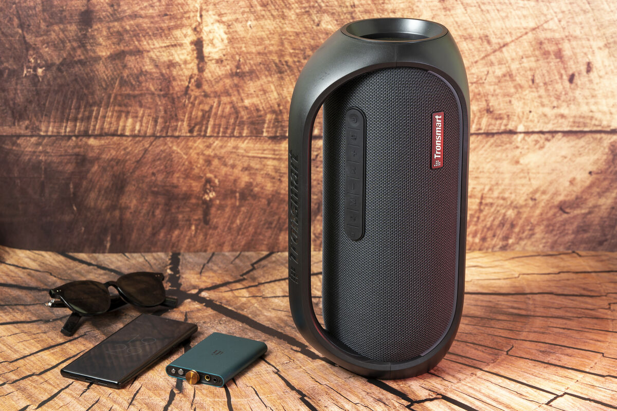 Tronsmart Bang portable Bluetooth speaker. Pic: Noel Campion Tronsmart Bang portable Bluetooth speaker. Pic: Noel Campion