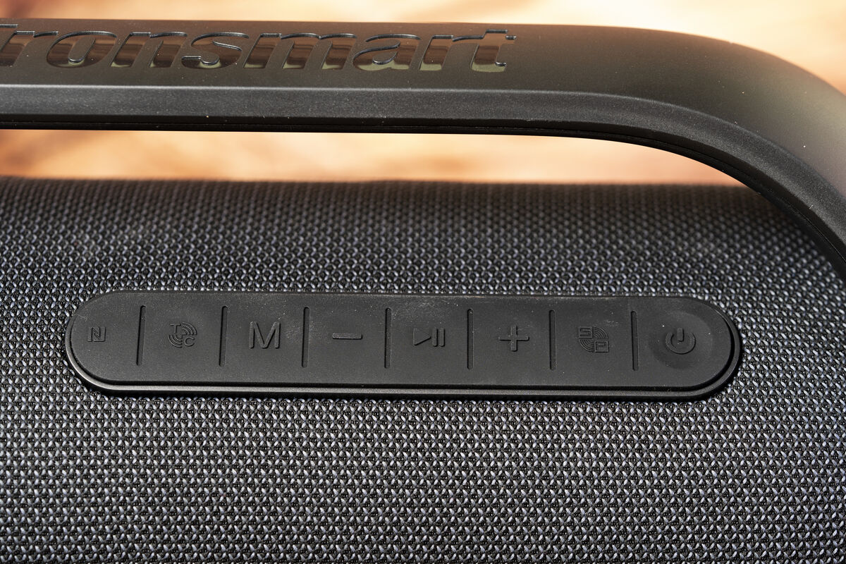 Tronsmart Bang portable Bluetooth speaker. Pic: Noel Campion Tronsmart Bang portable Bluetooth speaker. Pic: Noel Campion