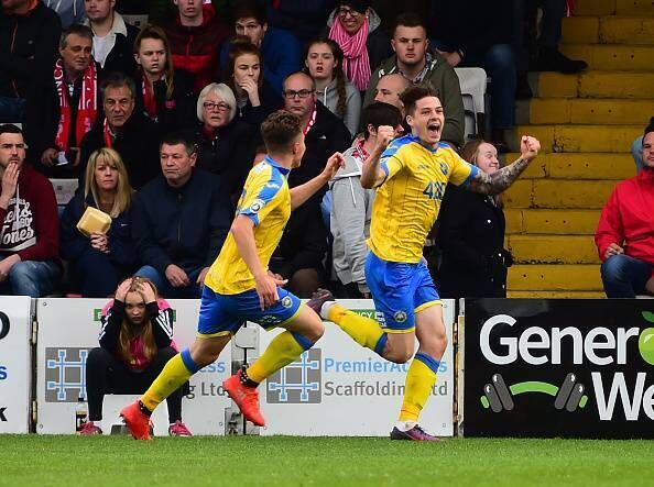Ruairi Keating in action for Torquay United in 2017. Picture: Andrew Vaughan