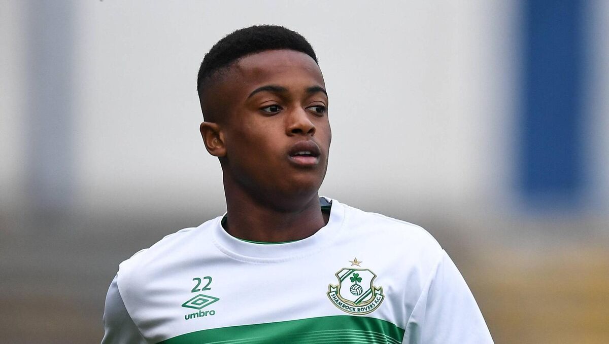 Aidomo Emakhu of Shamrock Rovers. Picture: Ben McShane/Sportsfile