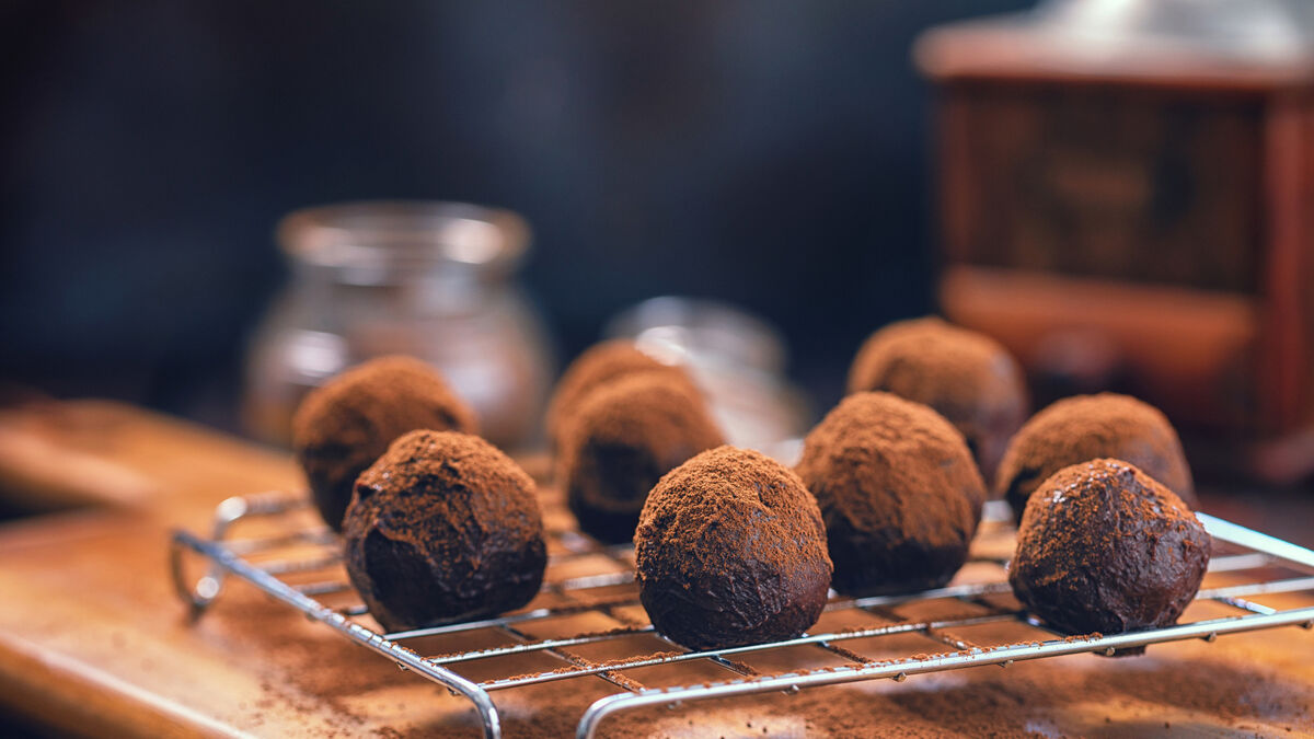 Irish Cream liqueur truffles
