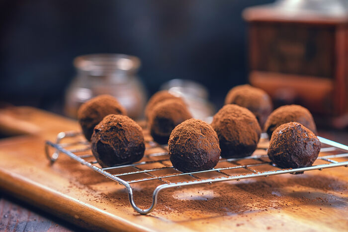 Irish Cream liqueur truffles