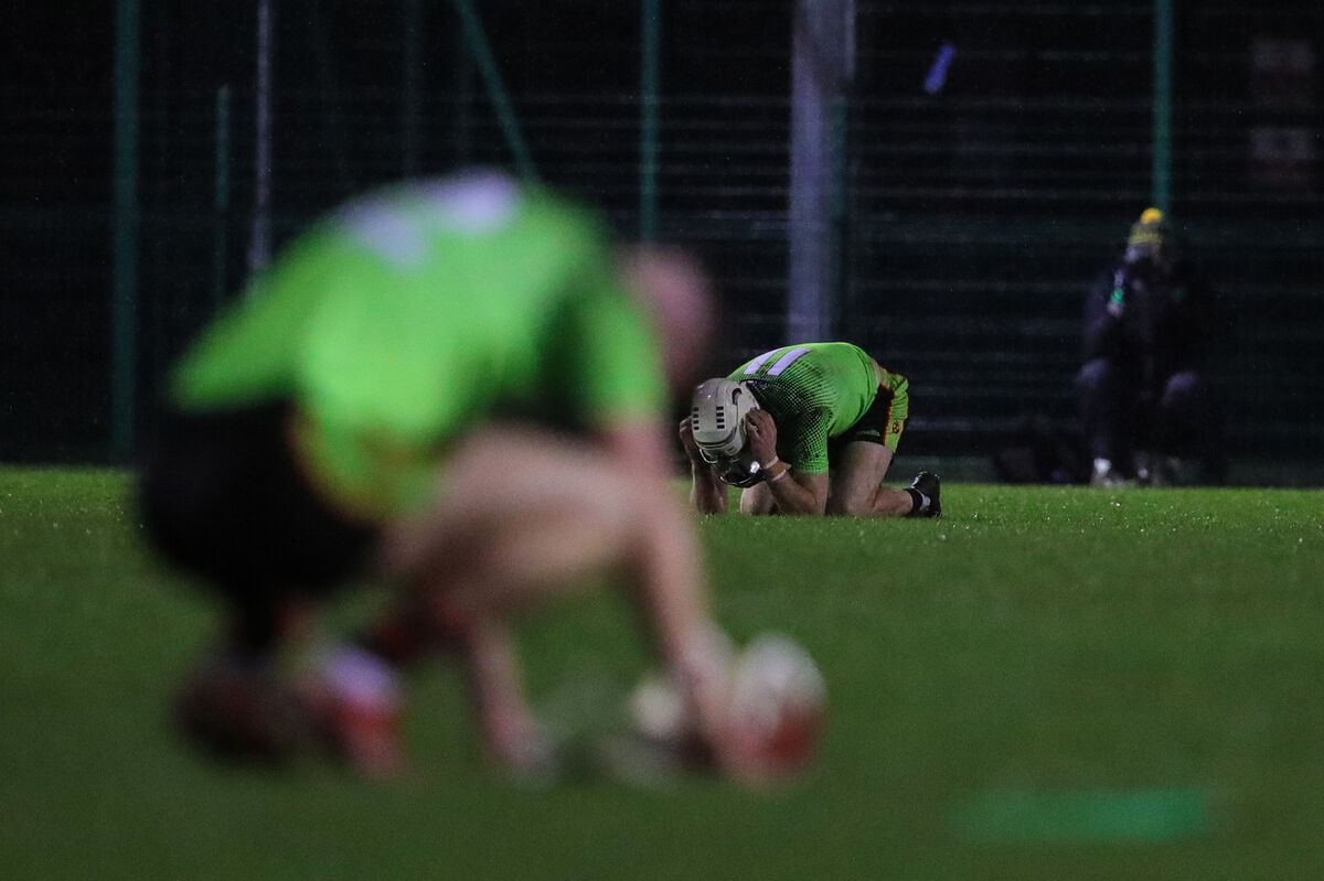 IT Carlow's Martin Kavanagh dejected after the game. Picture: INPHO/Evan Treacy