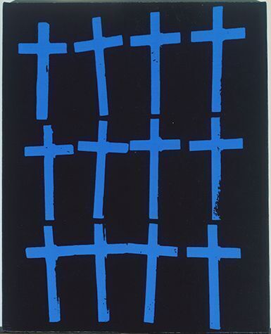 Andy Warhol, American (1928-1987) - Crosses (Twelve) (1981-82).