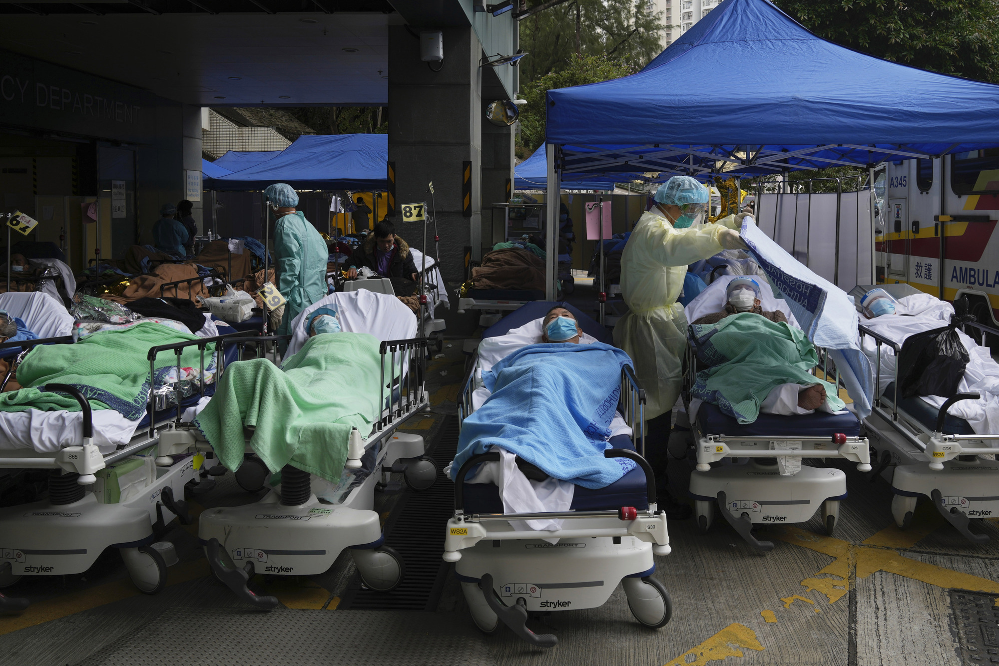 Hong Kong reports more than 6,000 new cases in coronavirus surge