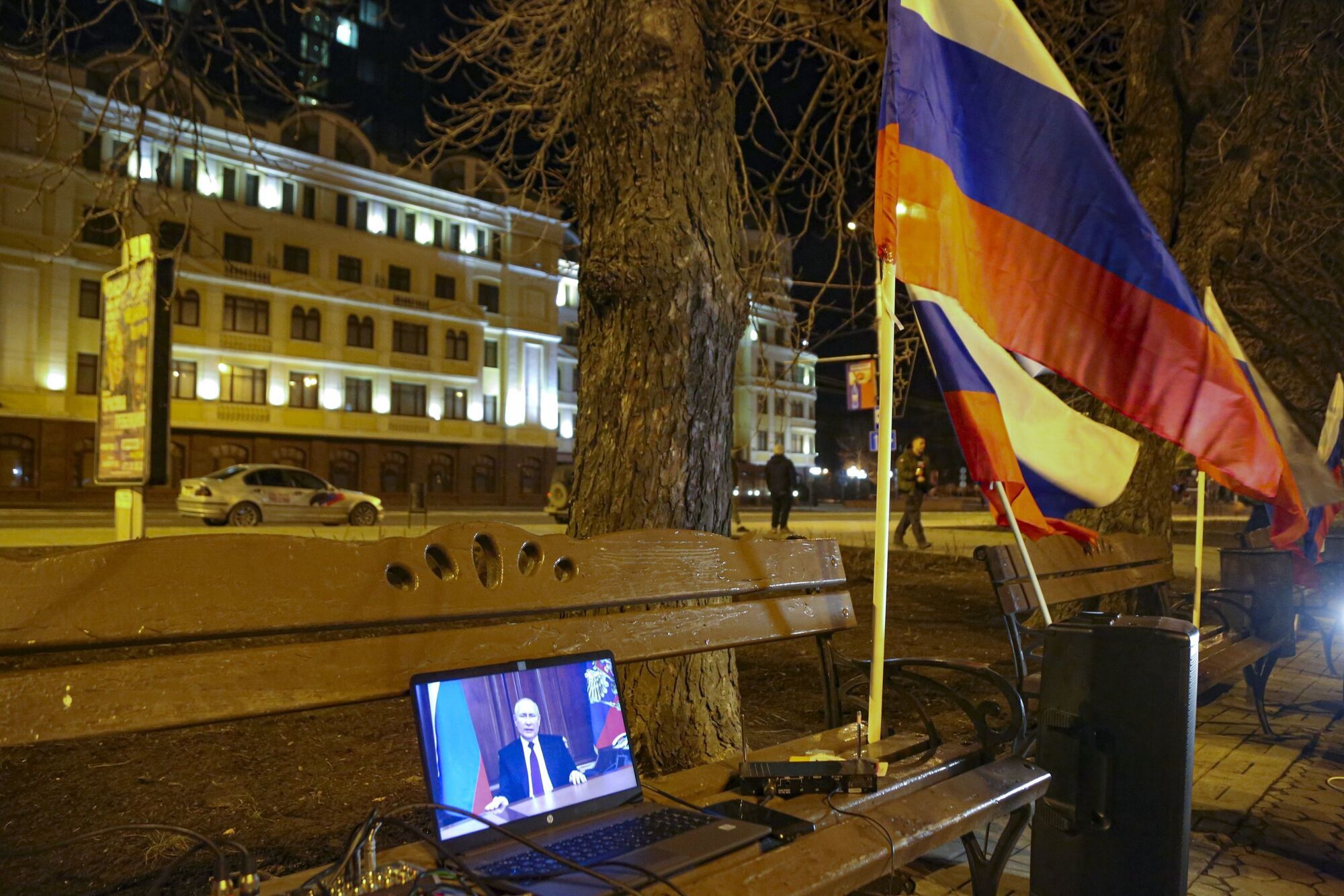 Putin orders Russian troops into Ukraine separatist regions to 'maintain peace'