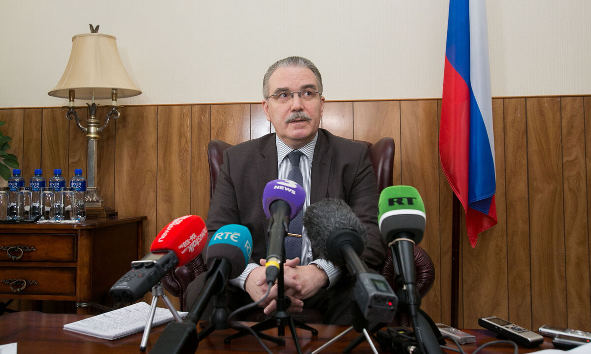 Russian Ambassador to Ireland Ireland Yuri Filatov said: "War is never an option for us". File picture: Collins
