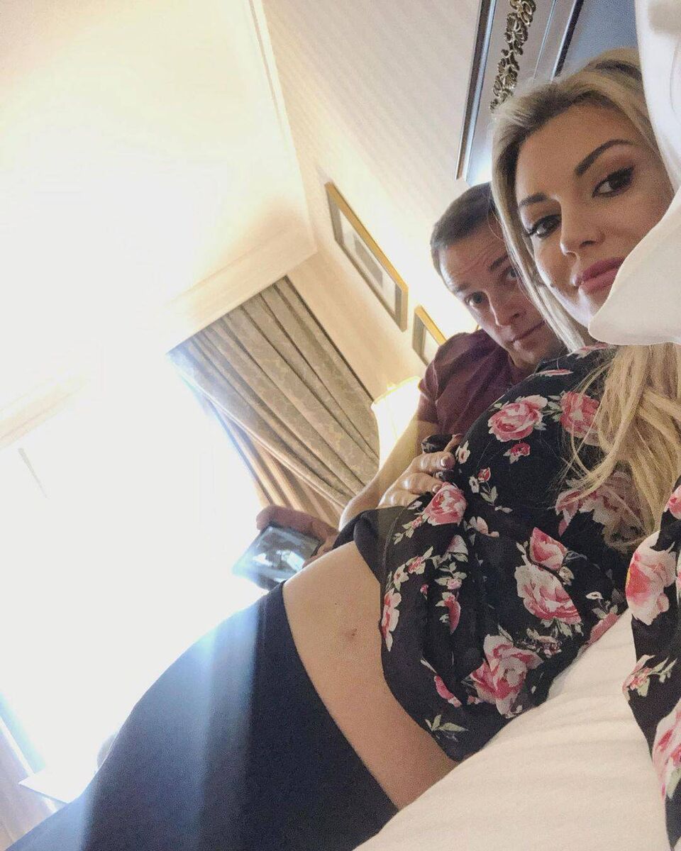 Rosanna shared a snap from Kiev Picture: @rosanna_davison / Instagram