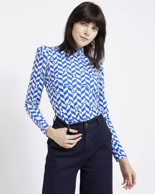The cobalt blue High Line Top (€40) is another vibrant number in the collection.