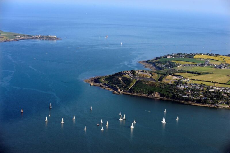 Aerial view of Fort Camden, Crosshaven, and Roches Point, Cork Harbour. Picture: Denis Scannell Aerial view of Fort Camden, Crosshaven, and Roches Point, Cork Harbour. Picture: Denis Scannell