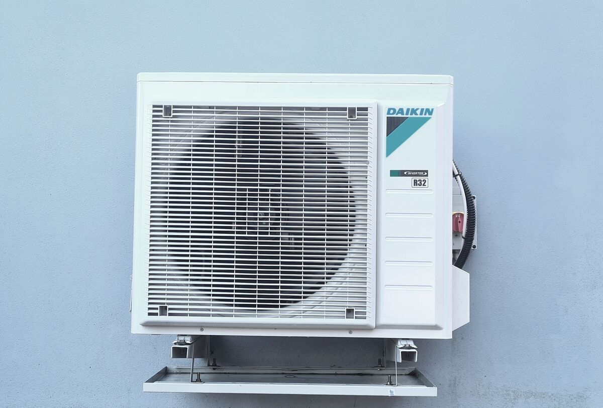 The Daikin air source heat pump running the home of Danny Tobin. 'Our ESB bills are low, between €120 and €150 every two months.' 