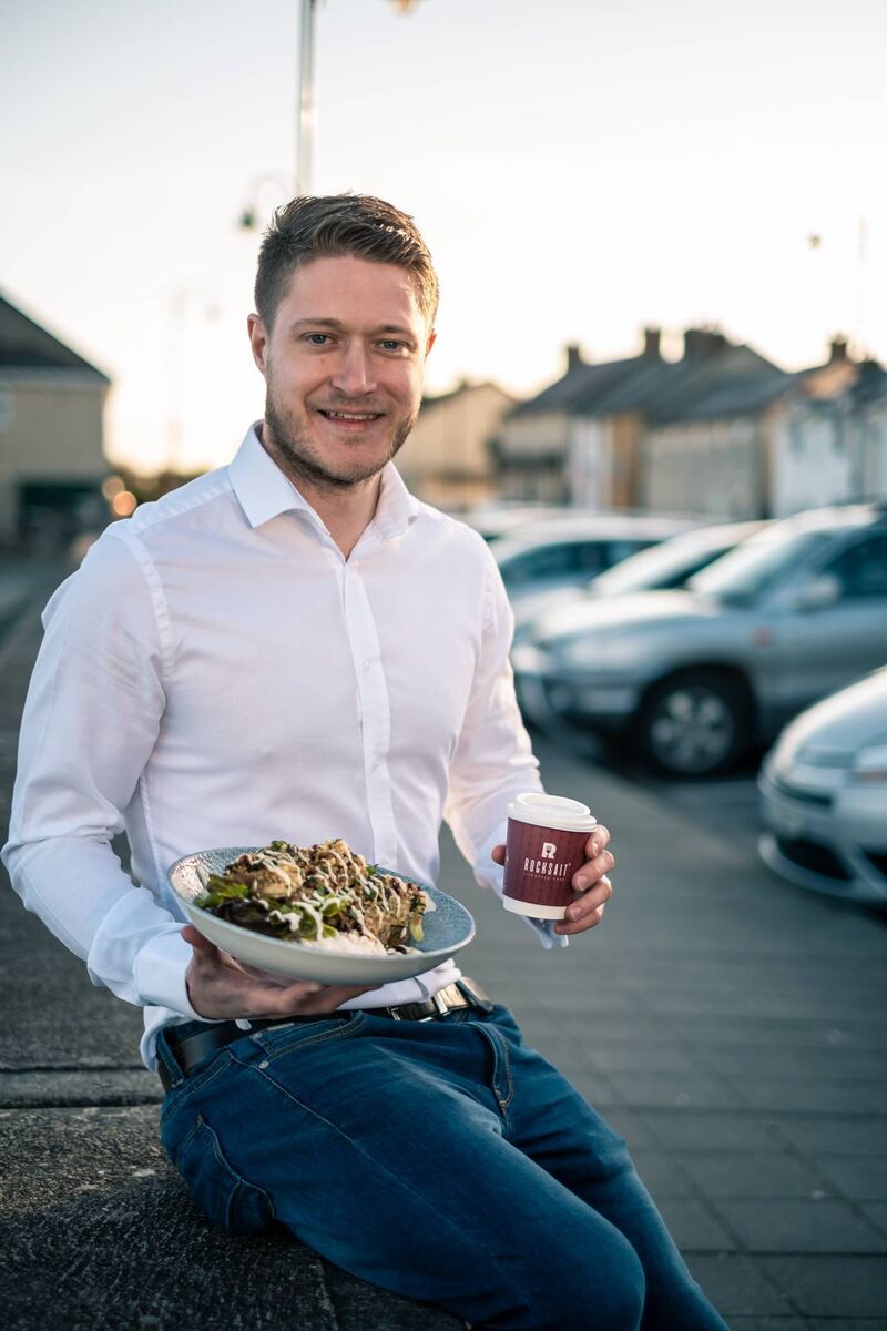 Daniel McLoughlin of RockSalt Café in Louth.