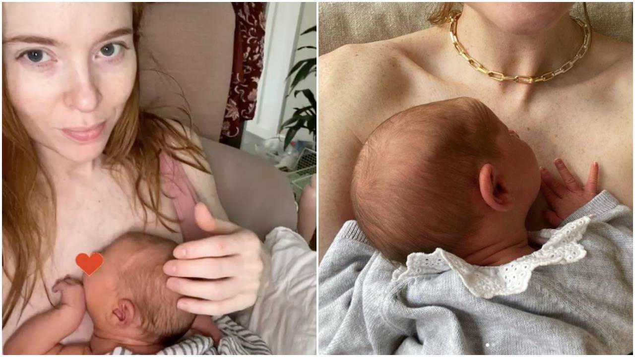 'We are besotted': Angela Scanlon introduces the world to her baby girl