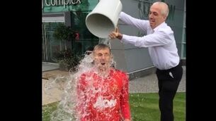 Fletcher takes ice-bucket challenge - and guess who he nominates?