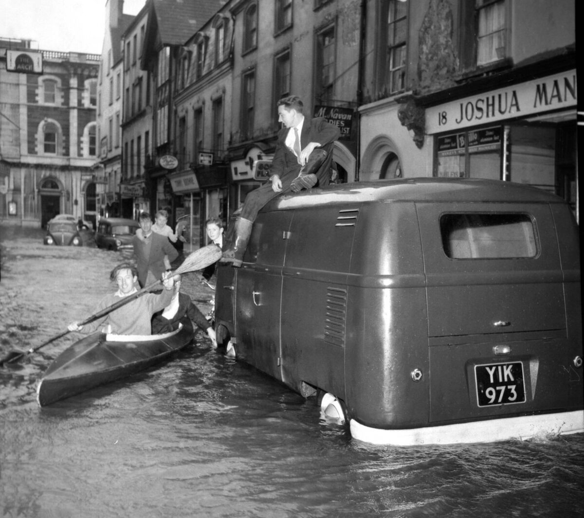 Flooding on Cork's Winthrop Street.
