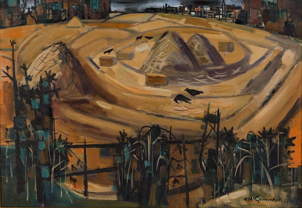 'Crows in a Hayfield' by Norah McGuinness at Dolan's.